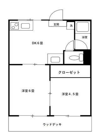 宮の坂駅 徒歩3分 1階の物件間取画像